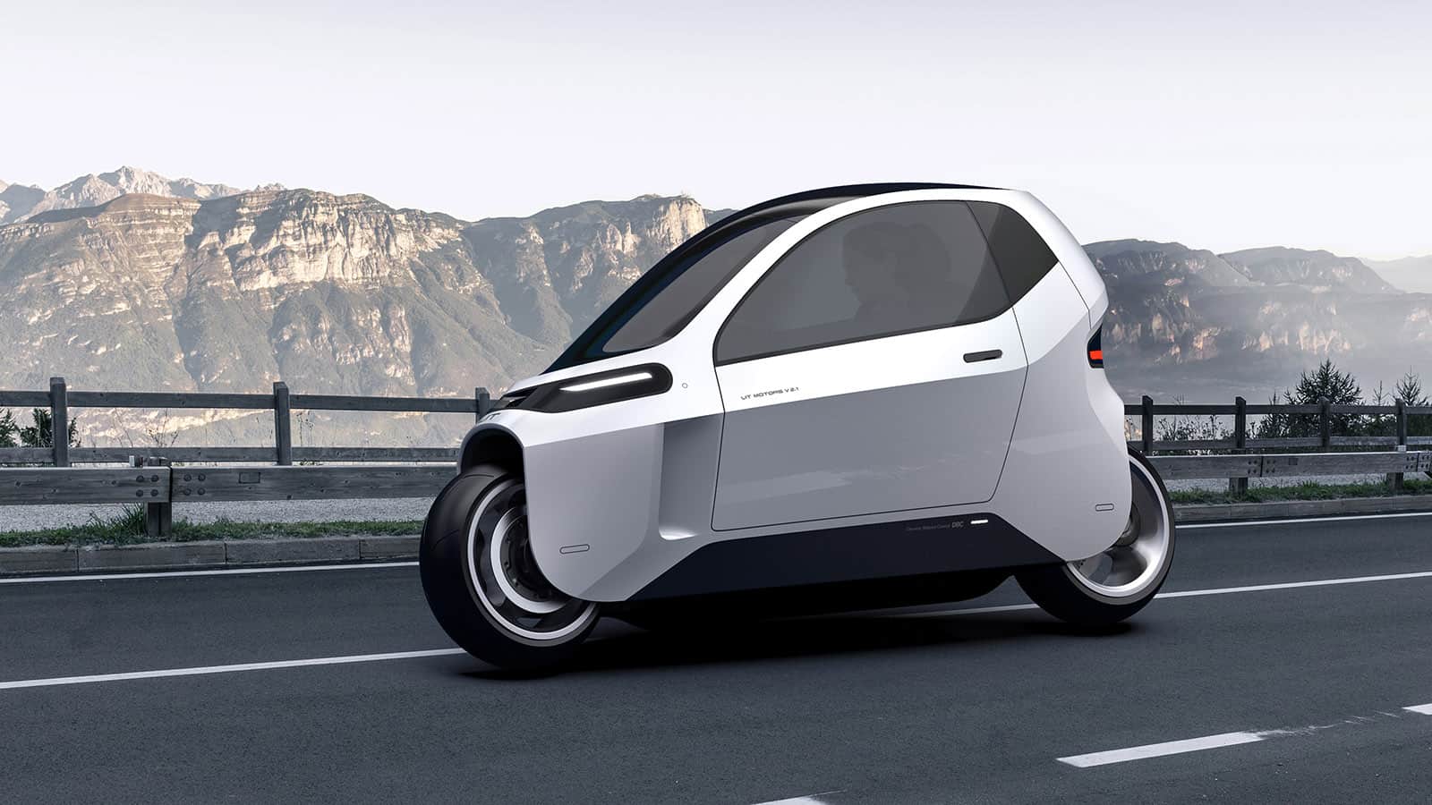 Meet the New Self-Balancing, Fully-Enclosed Electric Motorcycle