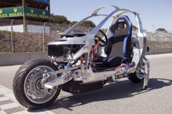 Meet the New Self-Balancing, Fully-Enclosed Electric Motorcycle