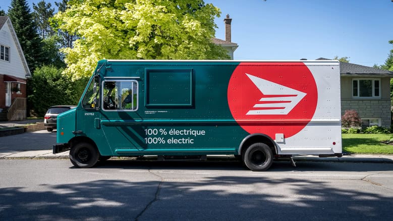 Canada Post Electric Delivery Truck Fleet