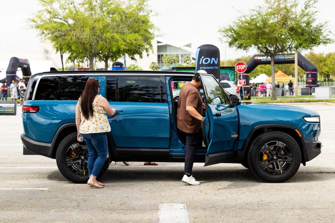 Electrify Expo Orlando Hankook EV Demo District Kia EV9 side