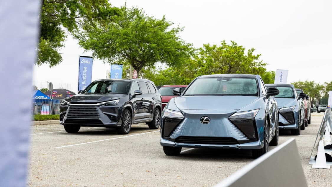 Electrify Expo Orlando Hankook EV Demo District Lexus RZ 450e TX 500h