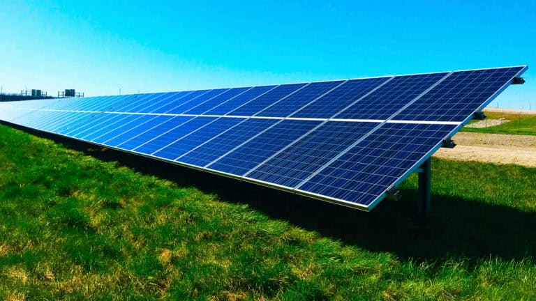 Solar Power Energy Installation farm