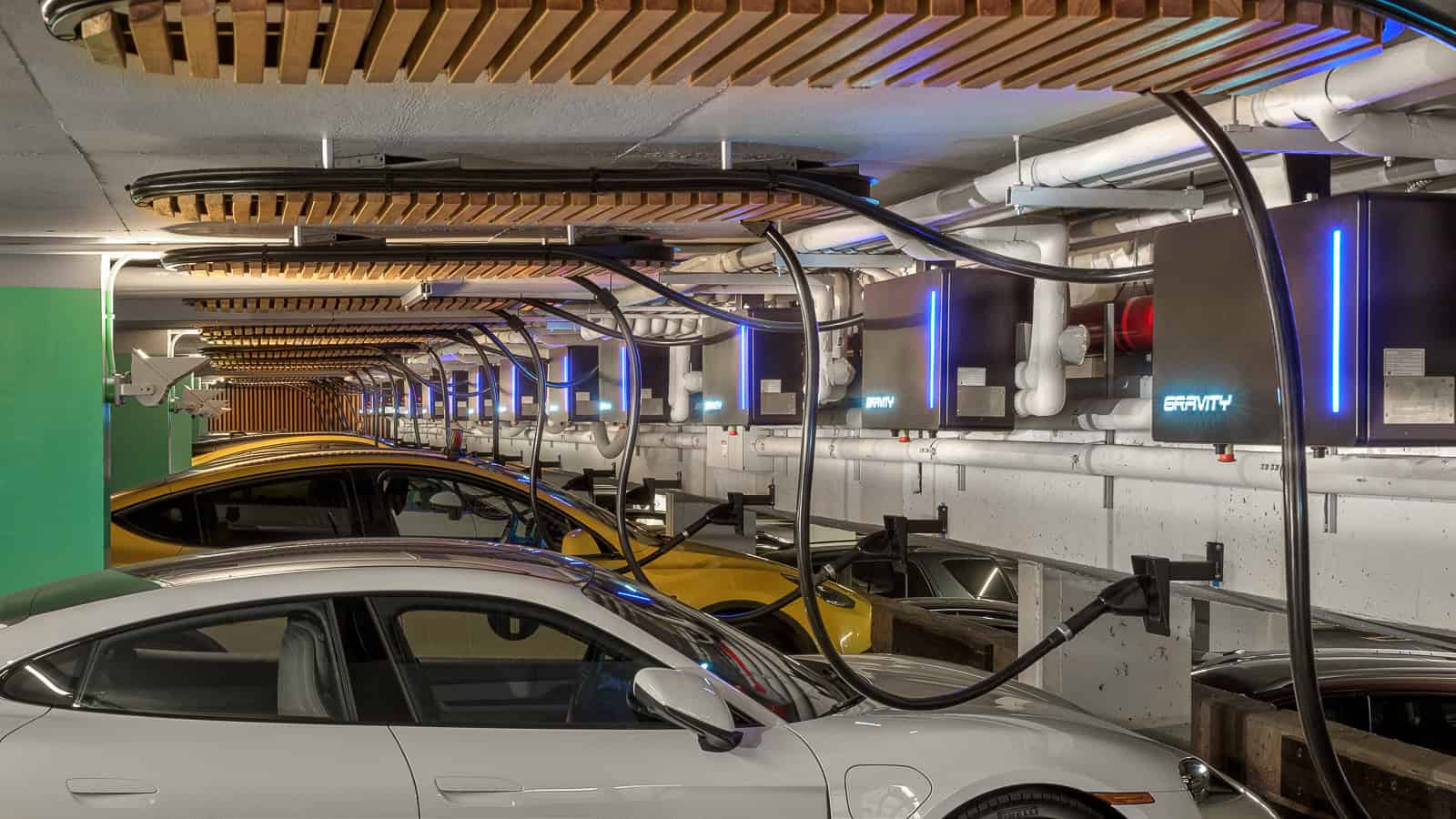 The Gravity EV Charging Center in Midtown Manhattan is Fast Charges 200 Miles in 5 Minutes