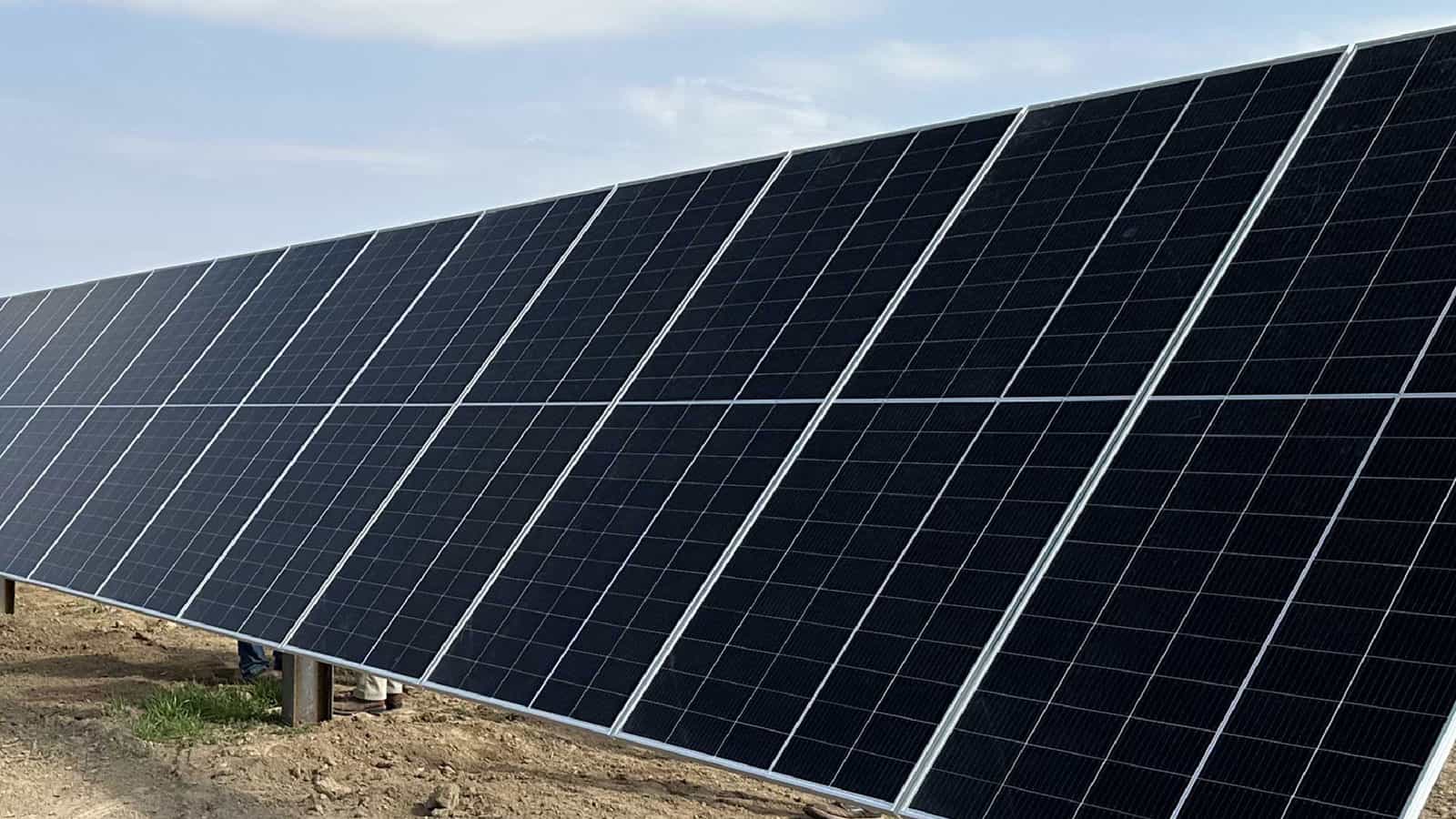 EDP Renewables solar panel at Hickory Park