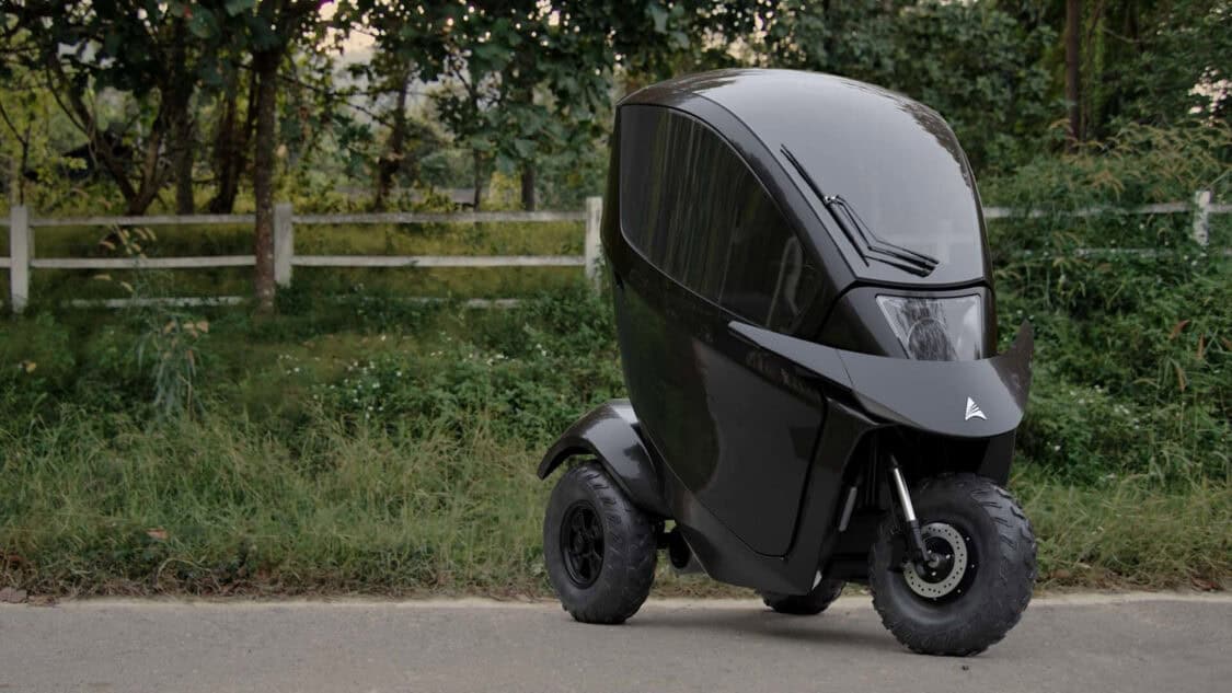 The Tectus is a fully enclosed AWD mobility scooter with on-road and off-road capabilities