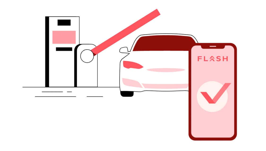 Flash Parking App EV Charging