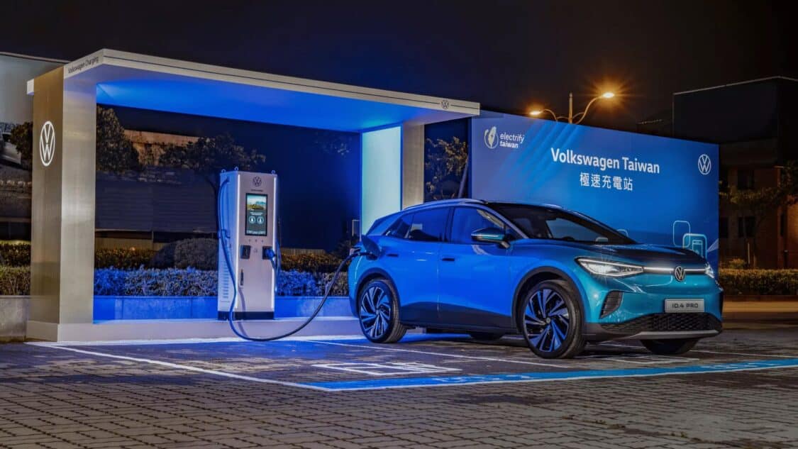 Volkswagen ID.4 Pro - Ultra-Fast 360kW EV Chargers in Taiwan, Partnering with Noodoe for Charging Experience