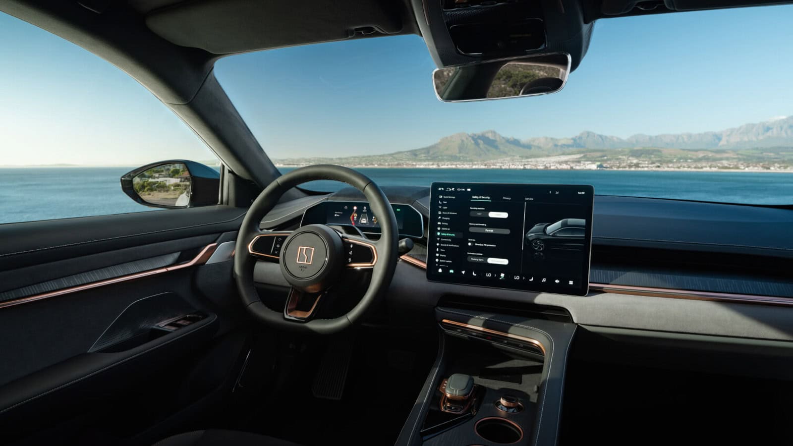 Zeekr 001 electric sedan interior