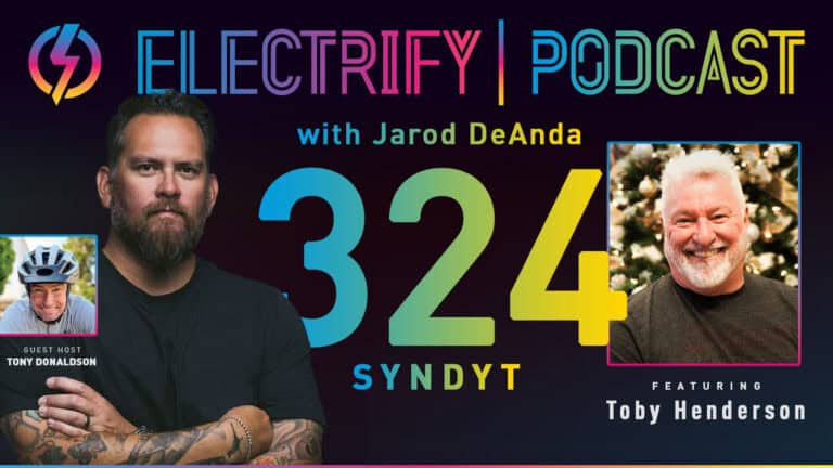 Electrify Podcast episode 324 with Toby Henderson from Syndyt