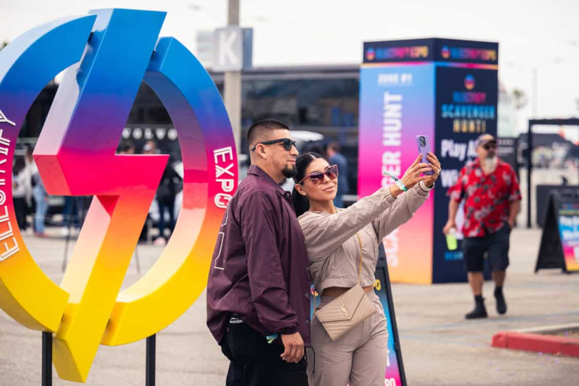 2024 Electrify Expo Long Beach Third Year Breaks Records with Nearly 50000 EV Demos - selfie spot