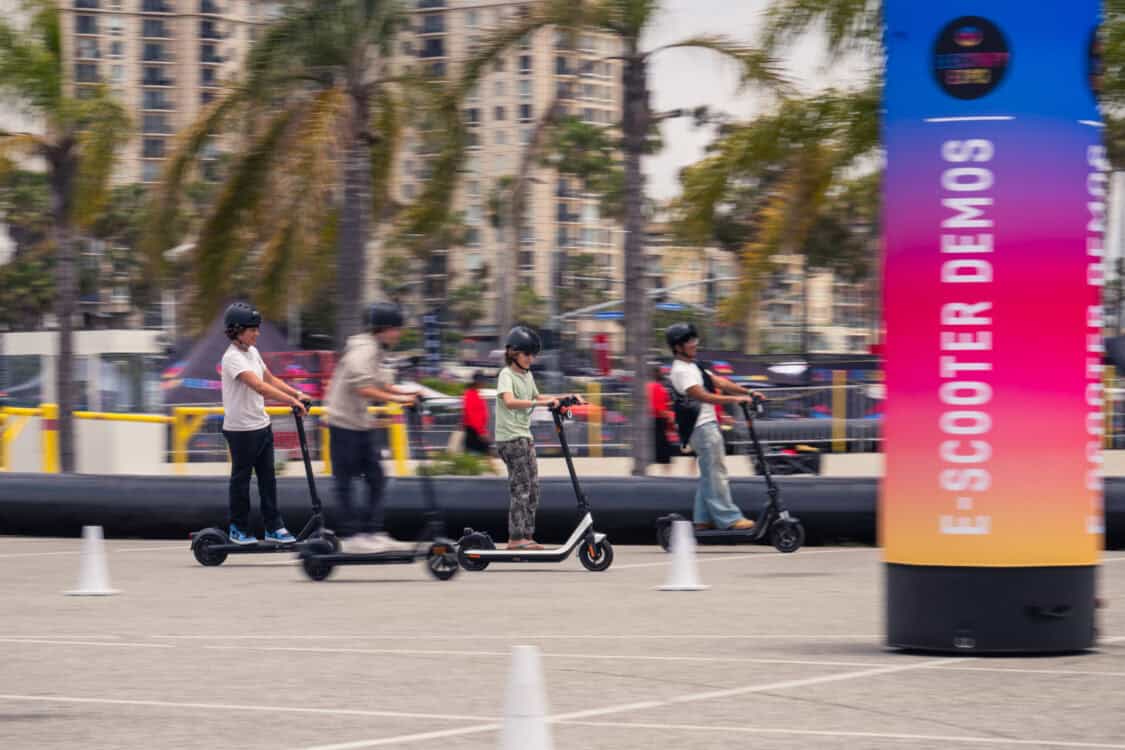 2024 Electrify Expo Long Beach Third Year Breaks Records with Nearly 50000 EV Demos - e-scooter demo