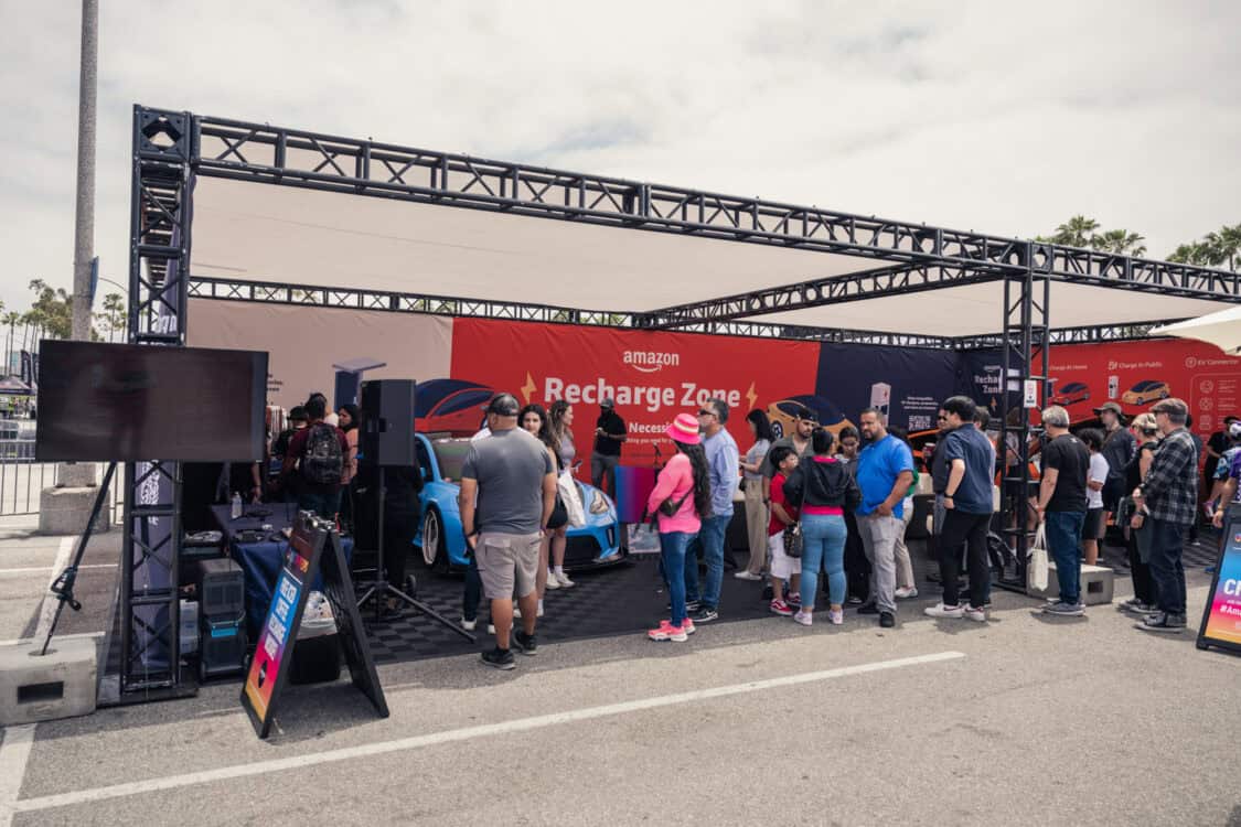 2024 Electrify Expo Long Beach Third Year Breaks Records with Nearly 50000 EV Demos - Amazon Recharge Zone