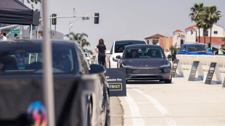 2024 Tesla Model 3 Highland test drive at Electrify Expo