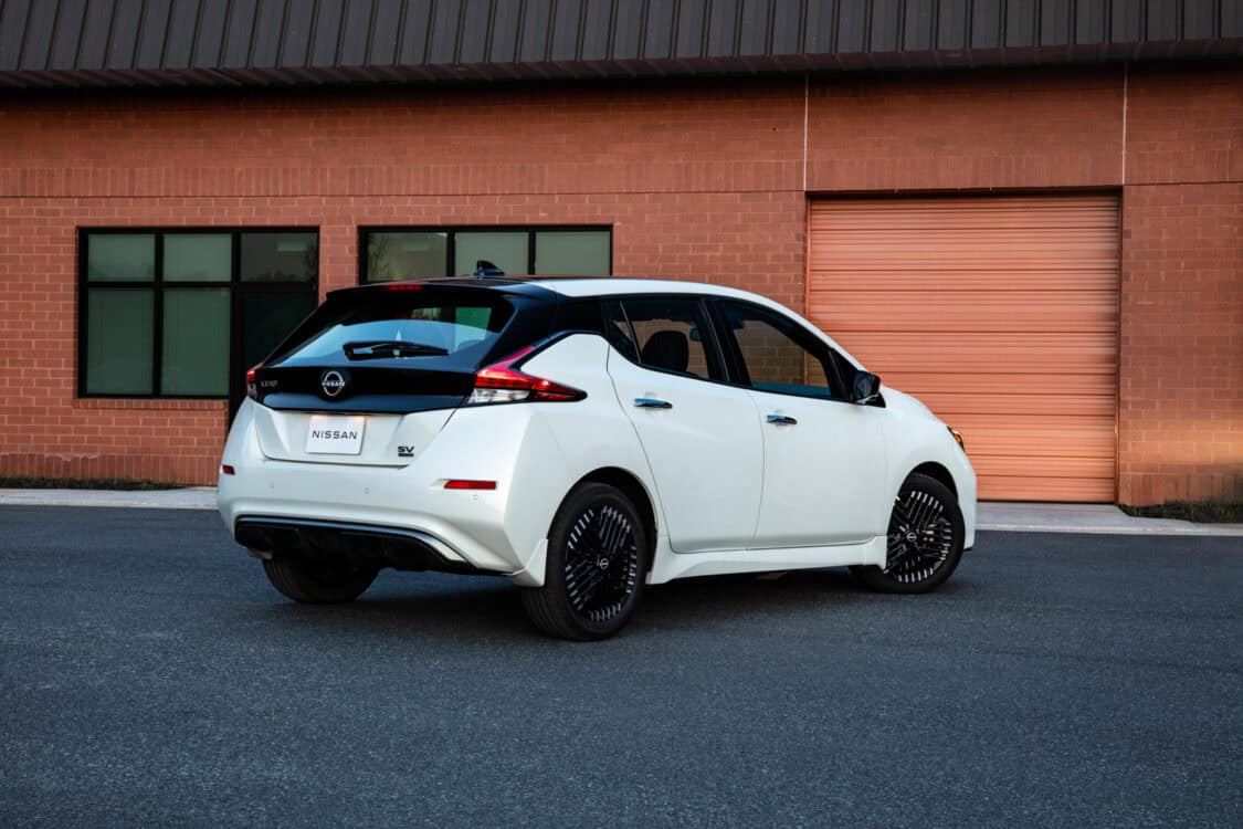 2025 Nissan Leaf exterior rear profile