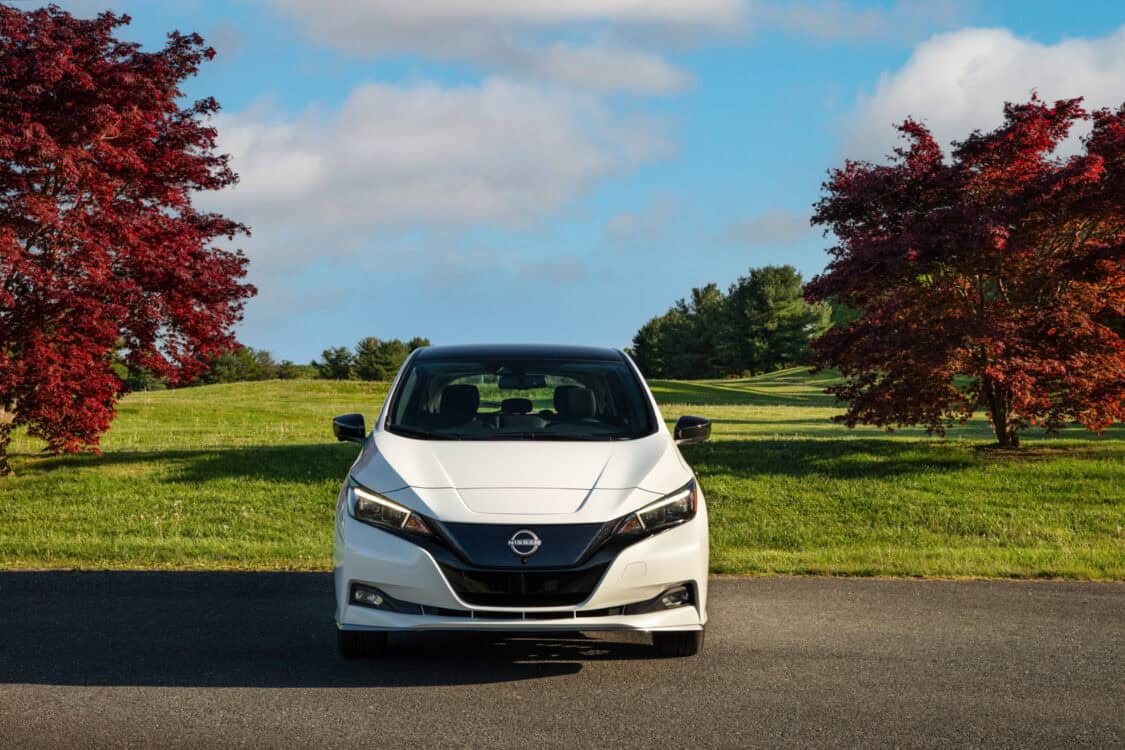 2025 Nissan Leaf exterior front profile