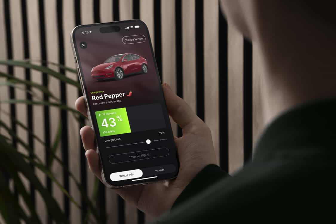 Chargeway Plus EV Charging App North America Launch - Tesla Model Y