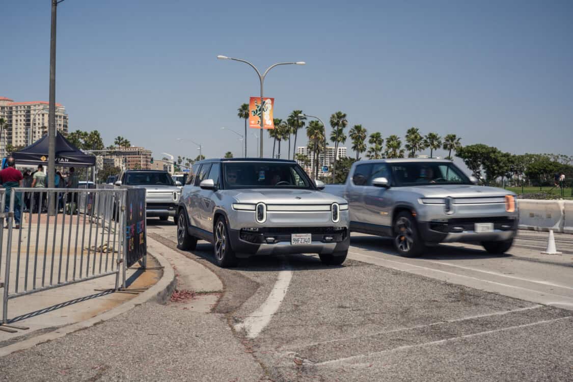 Electrify Expo Long Beach 2024 Rivian R1S R1T R2 test drive