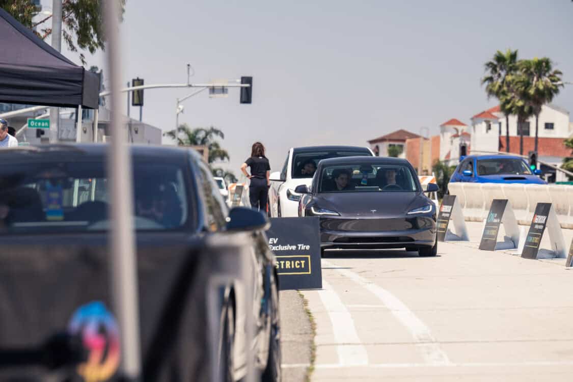 Electrify Expo Long Beach 2024 Tesla Model 3 test drive