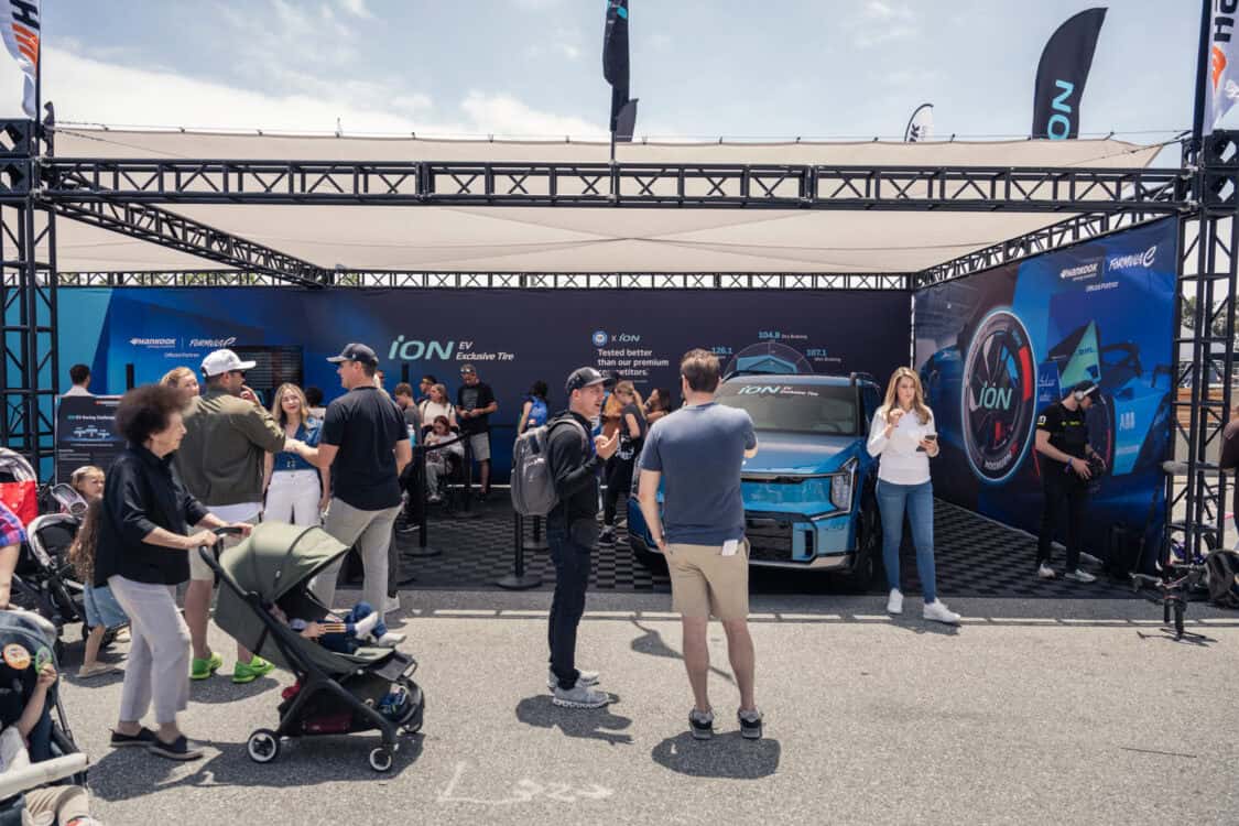 Electrify Expo Long Beach Hankook Tire booth