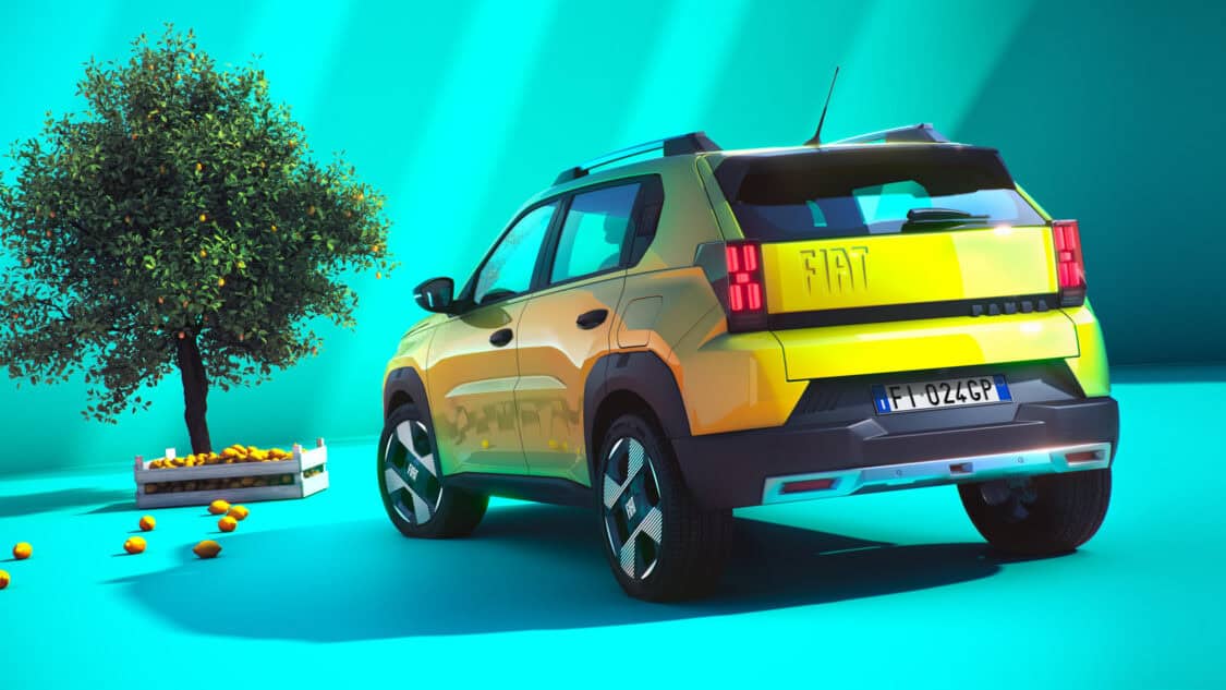 Fiat Grande Panda Electric Car Pays Homage to Iconic Design