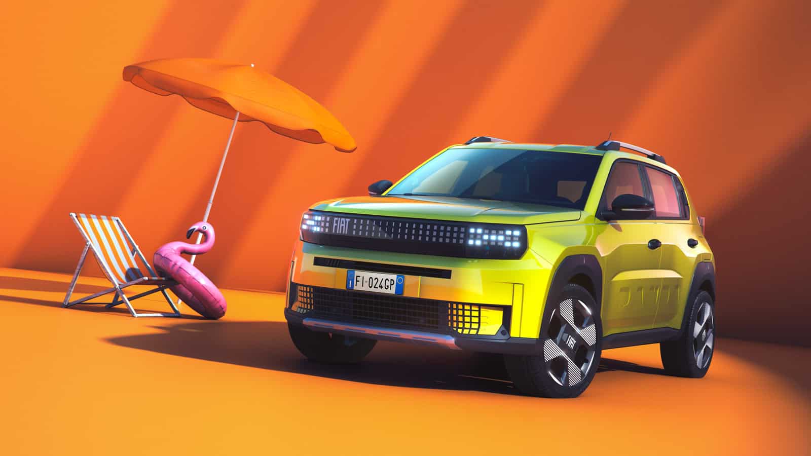 Fiat Grande Panda Electric Car Pays Homage to Iconic Design