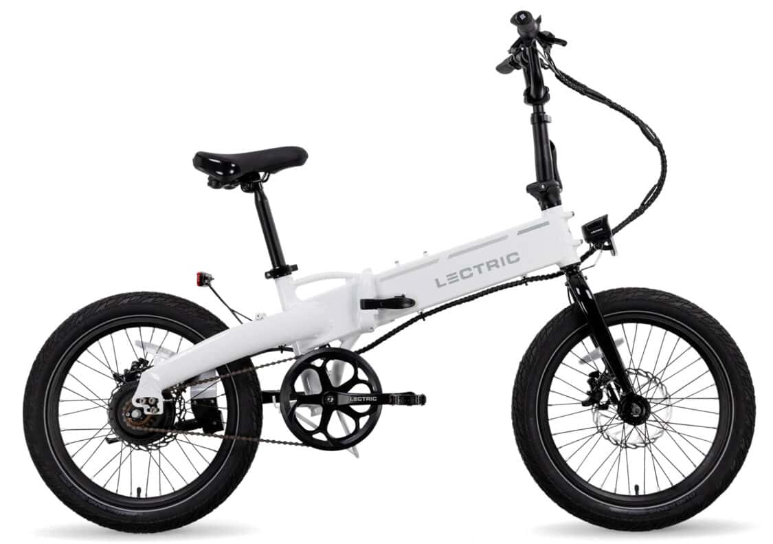 Lectric eBikes XP Lite 2.0 folding electric bike Arctic white-side