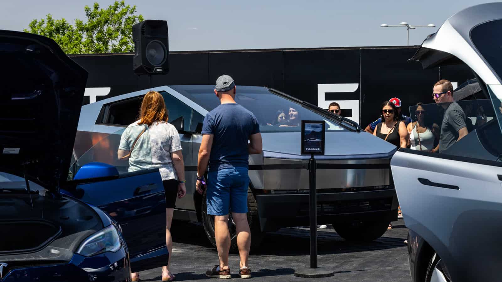Tesla Cybertruck at Electrify Expo Phoenix