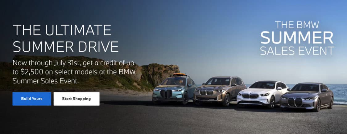 2024 BMW all-electric models at 2.99% APR Financing - Summer Sales Event