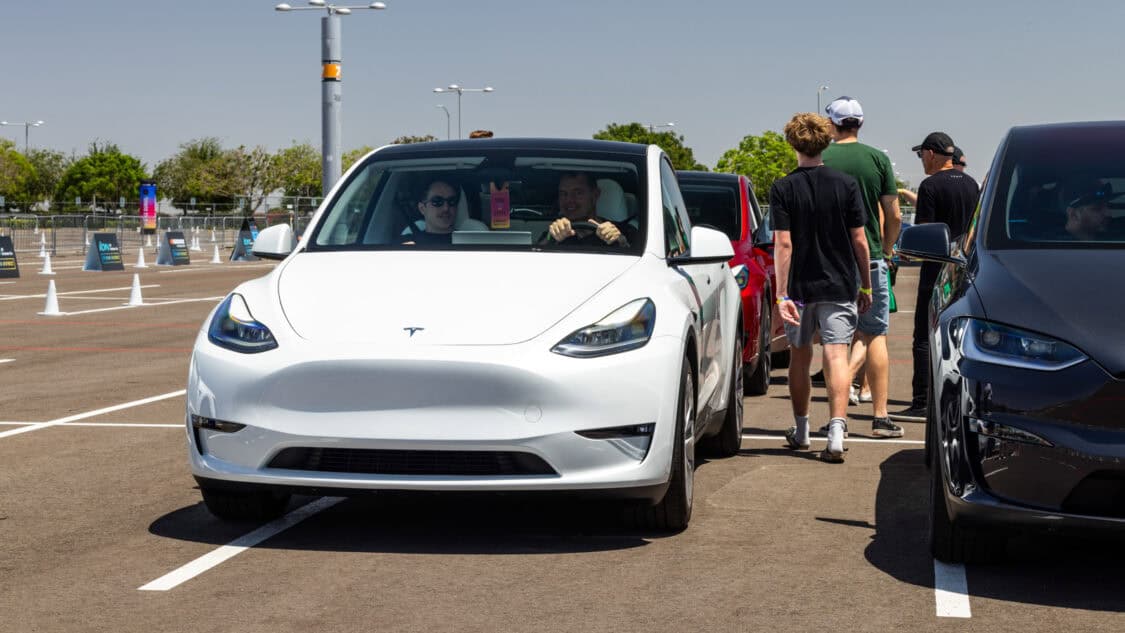 2024 Tesla Model Y Test Drive Demo at Electrify Expo Phoenix