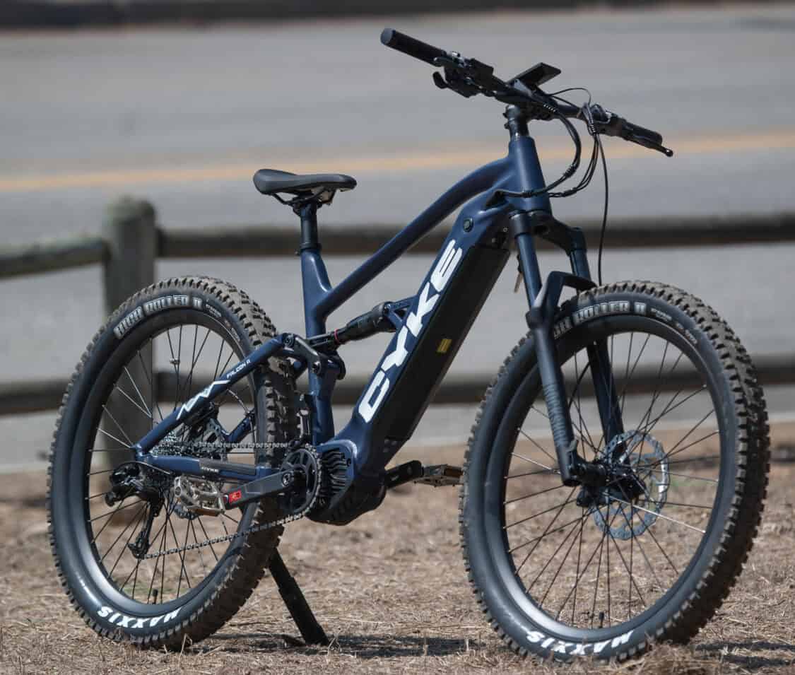 Cyke Bikes Falcon A Electric Mountain Bike - front side profile