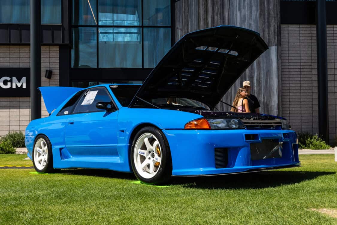 Eric and Amanda Dotson - 1990 Nissan Skyline GTR R32 - Electrify Showoff Phoenix 2024 - exterior profile