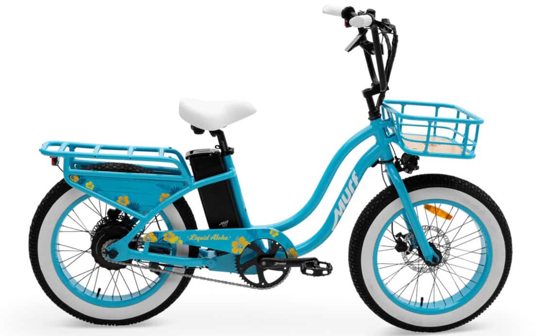 Murf The Higgs Step-Thru electric bike, Limited Edition Kona Team Blue