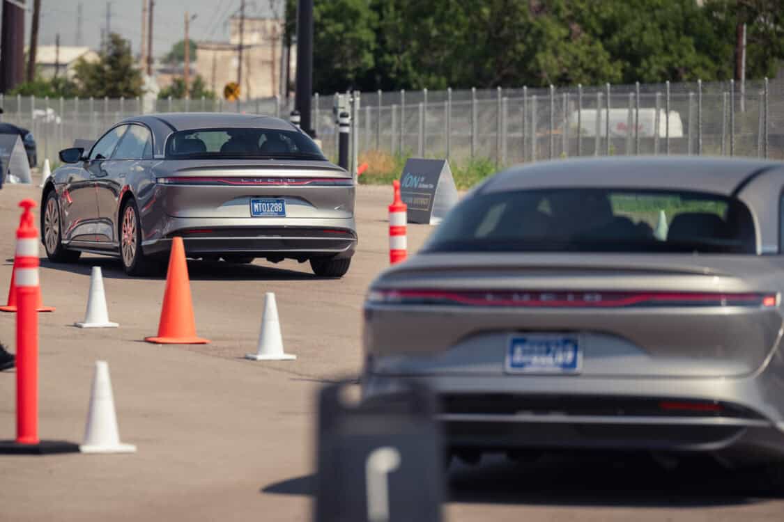 2024 Lucid Air test drive and demo at Electrify Expo Denver