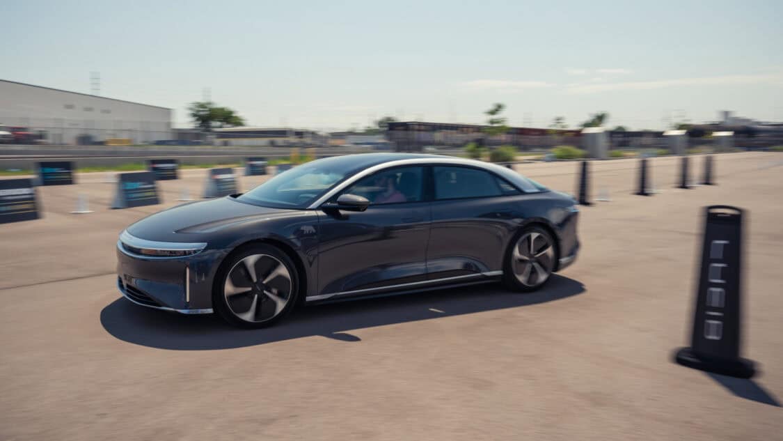 2024 Lucid Air test drive and demo at Electrify Expo Denver