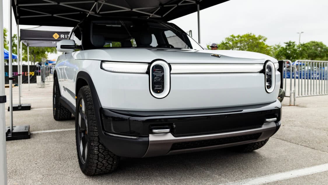 2025 Rivian R2 electric SUV front profile