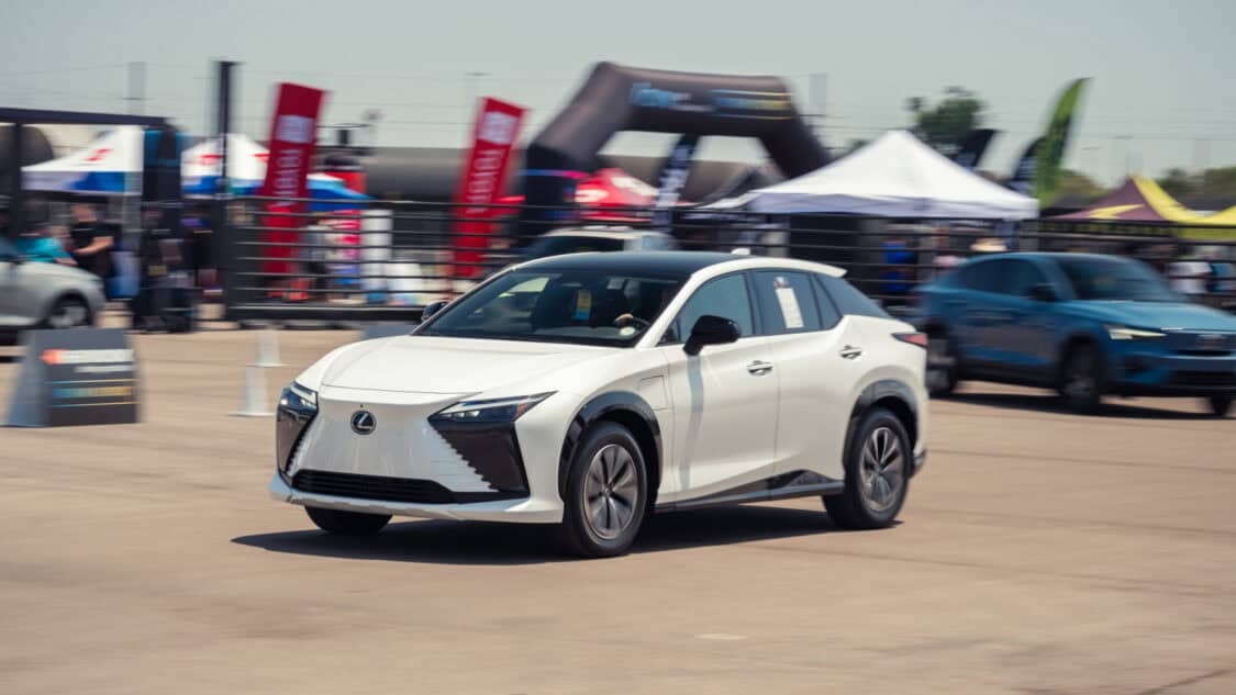 Electrify Expo Denver 2024 Lexus RZ electric SUV test drive demo