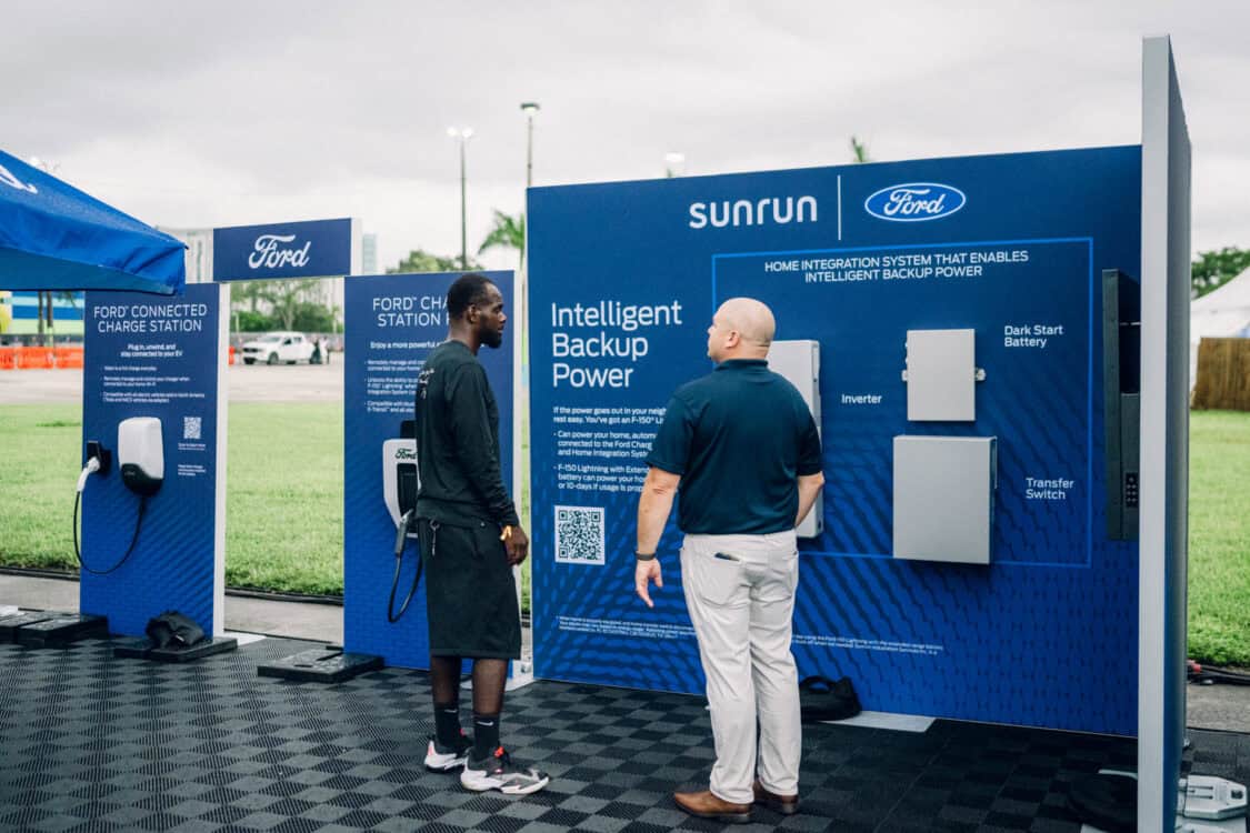 Ford Connected Home Charger Charging Station at Electrify Expo Miami
