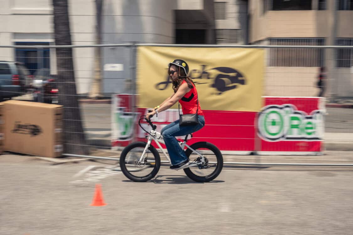 JackRabbit mini micro electric bike at Electrify Expo