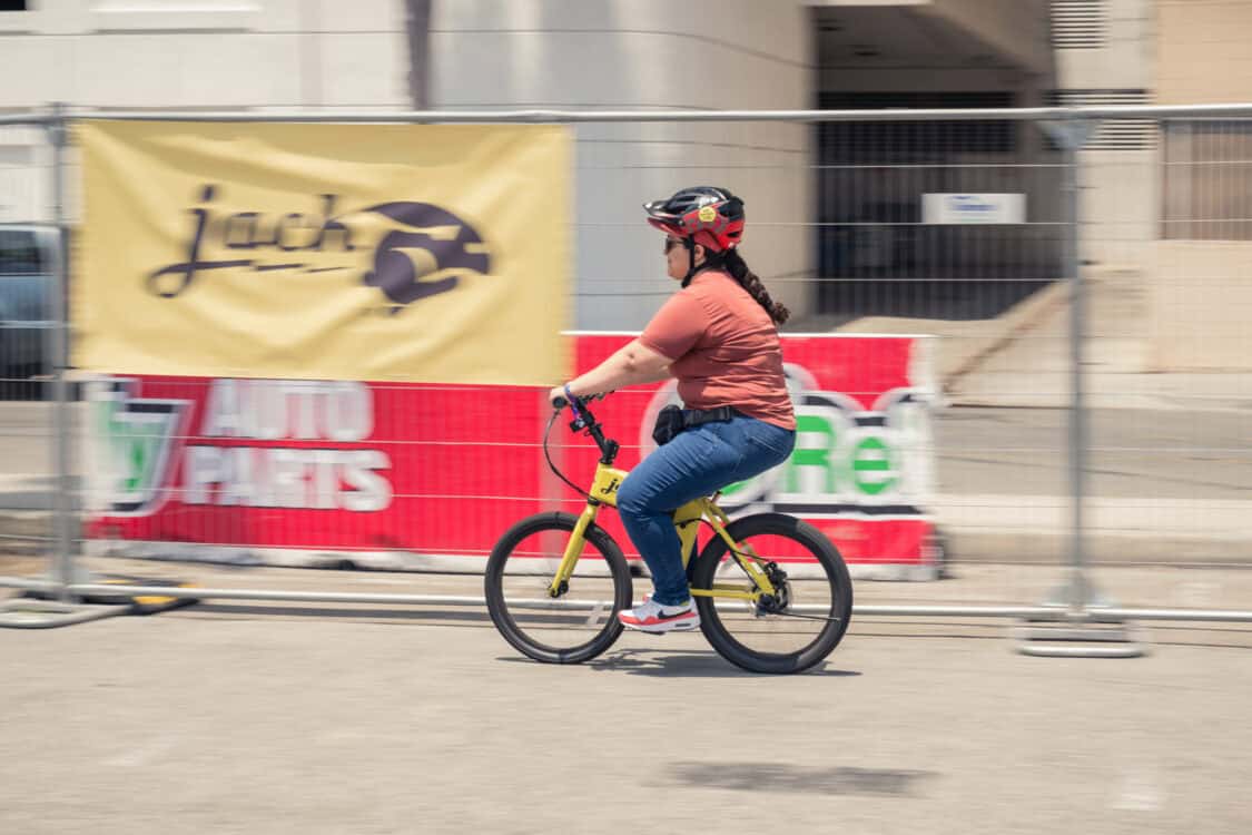 JackRabbit mini micro electric bike at Electrify Expo