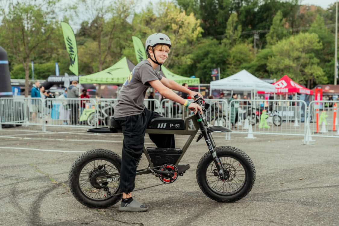 Electrify Expo Seattle 2024 Micromobility Demo P-51 electric bike