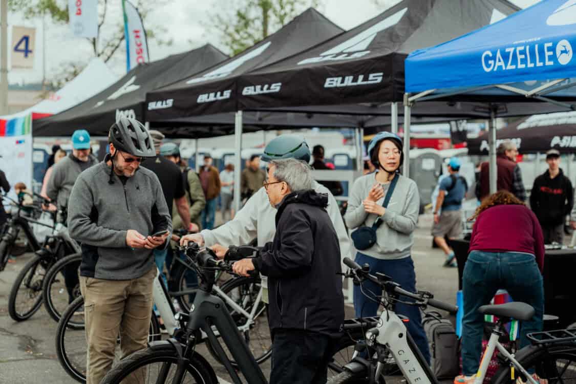 Electrify Expo Seattle 2024 Micromobility Demo Gazelle electric bike
