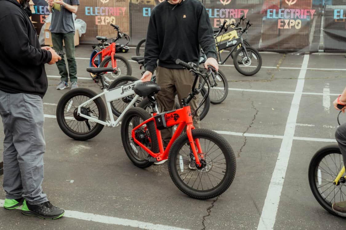 Electrify Expo Seattle 2024 Micromobility Demo JackRabbit micro ebike