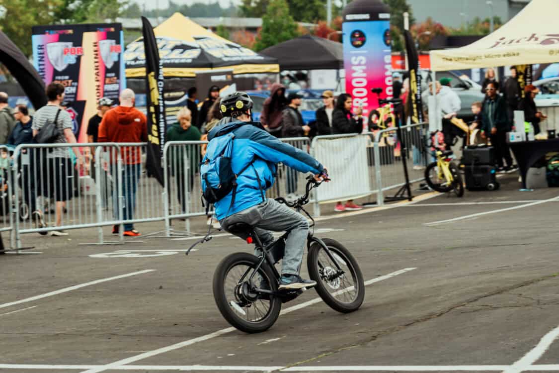 Electrify Expo Seattle 2024 Micromobility Demo JackRabbit ebike