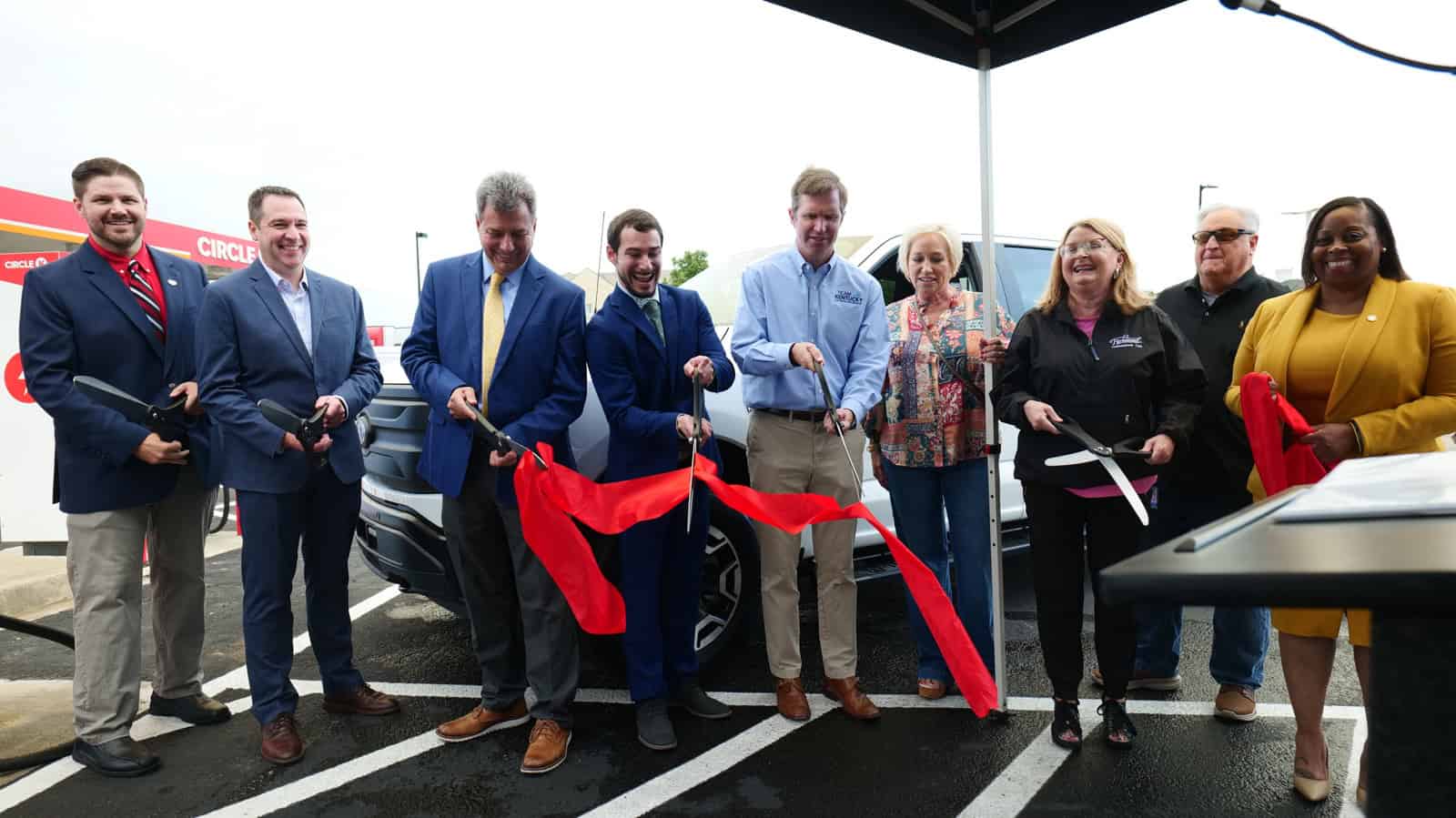 First NEVI-Funded EV Charging Station Opens in Kentucky Department of Transportation