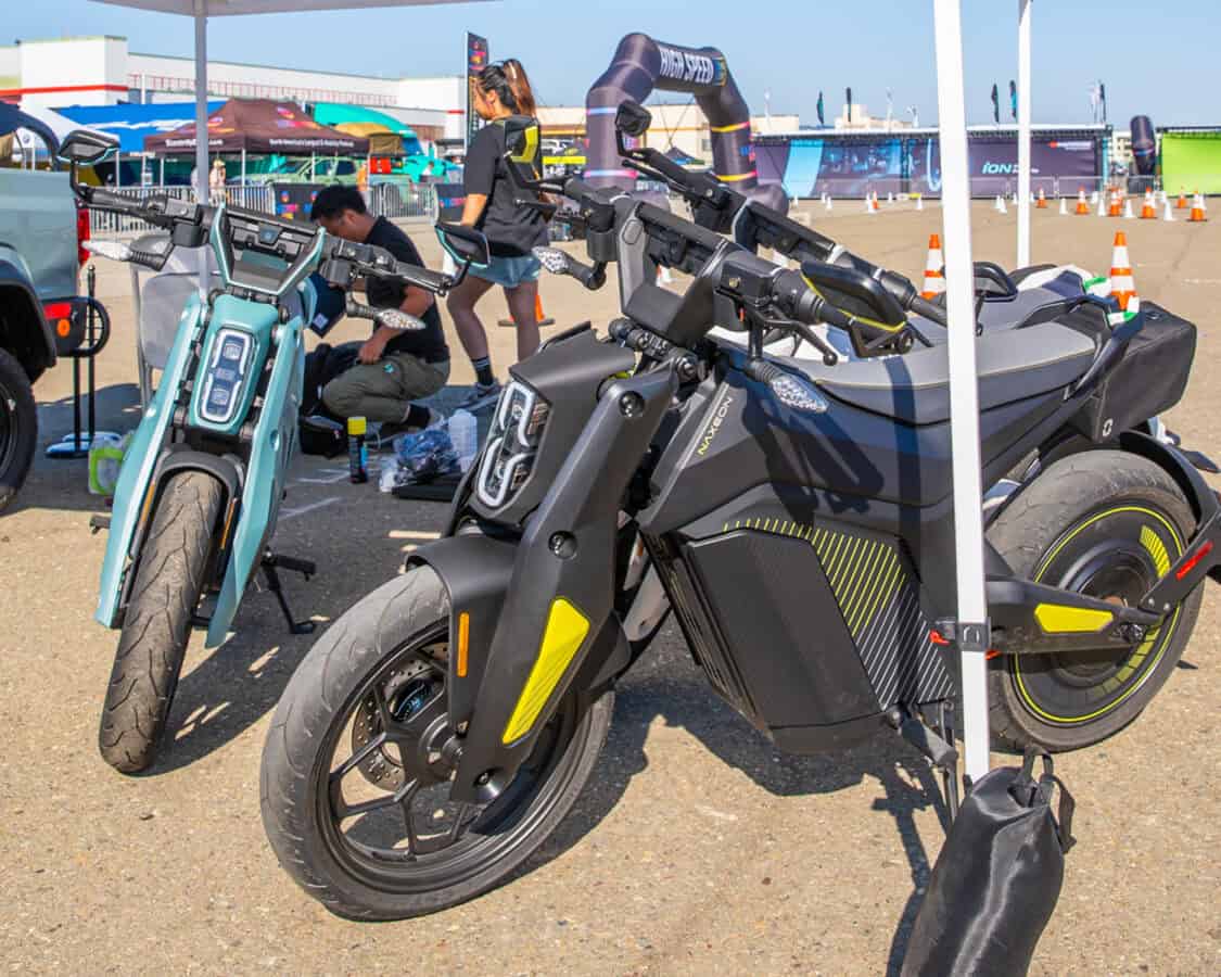 Naxeon I AM electric motorcycle at Electrify Expo San Francisco