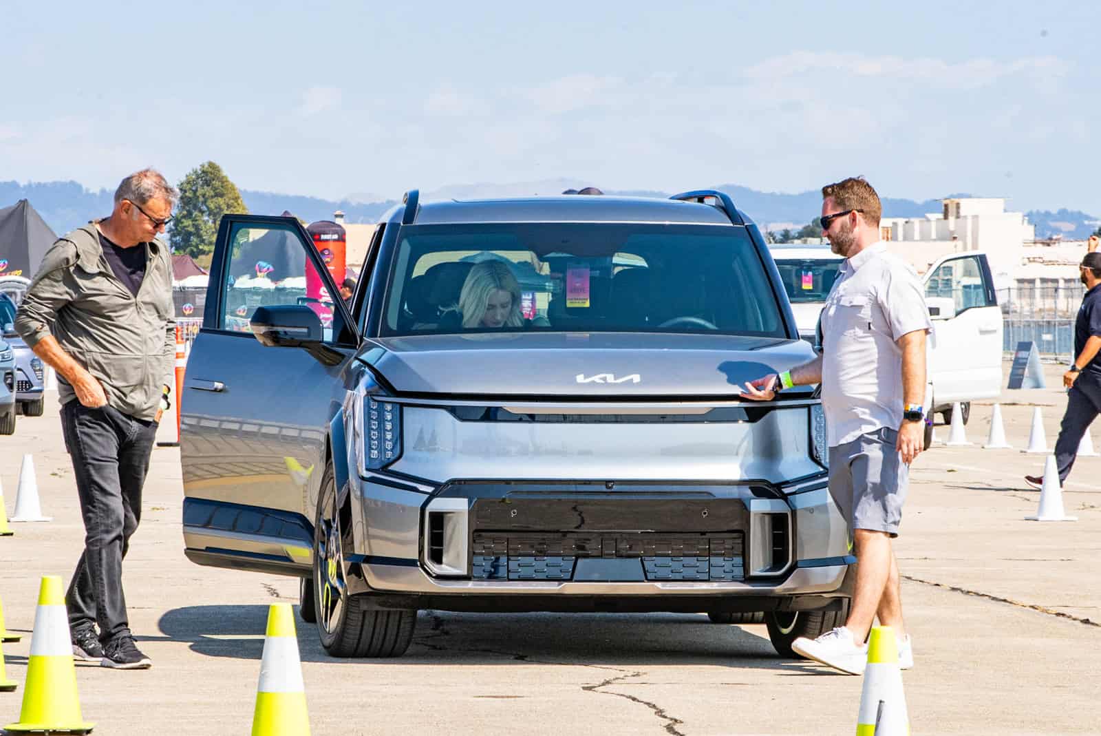 Electrify Expo San Francisco test ride demo Kia EV9