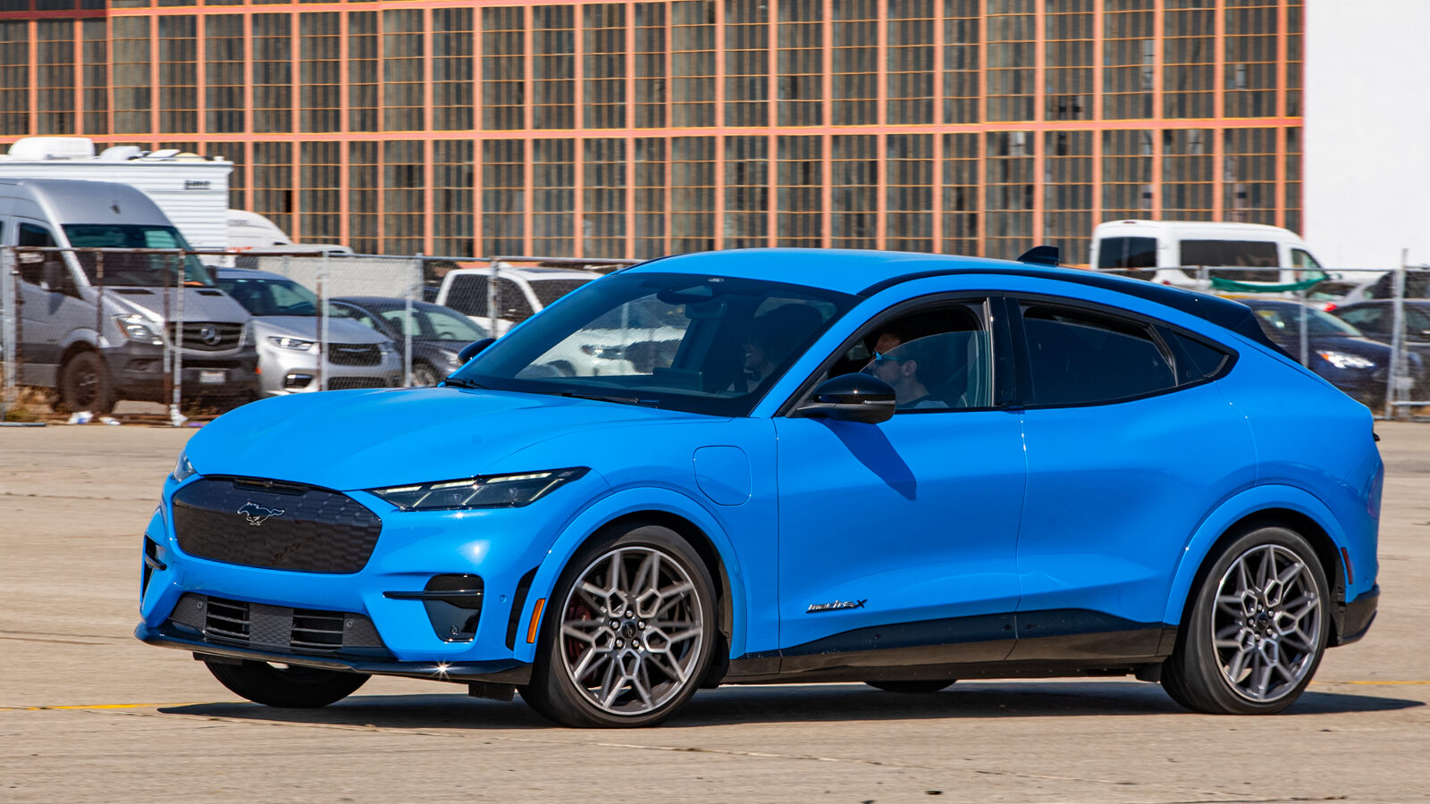 Electrify Expo San Francisco test ride demo Ford Thrill Zone Mustang Mach-E