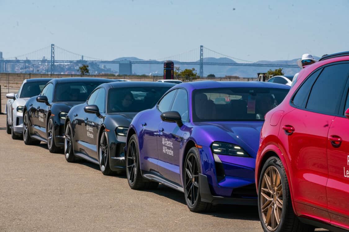 Electrify Expo San Francisco test ride demo Porsche Taycan