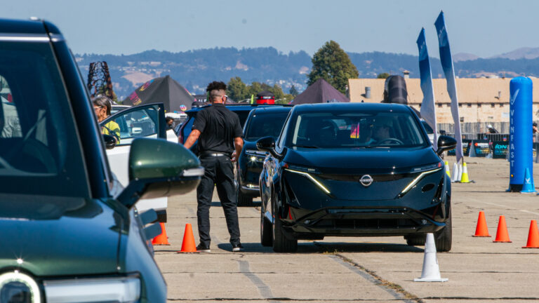 Electrify Expo San Francisco test ride demo Nissan Ariya