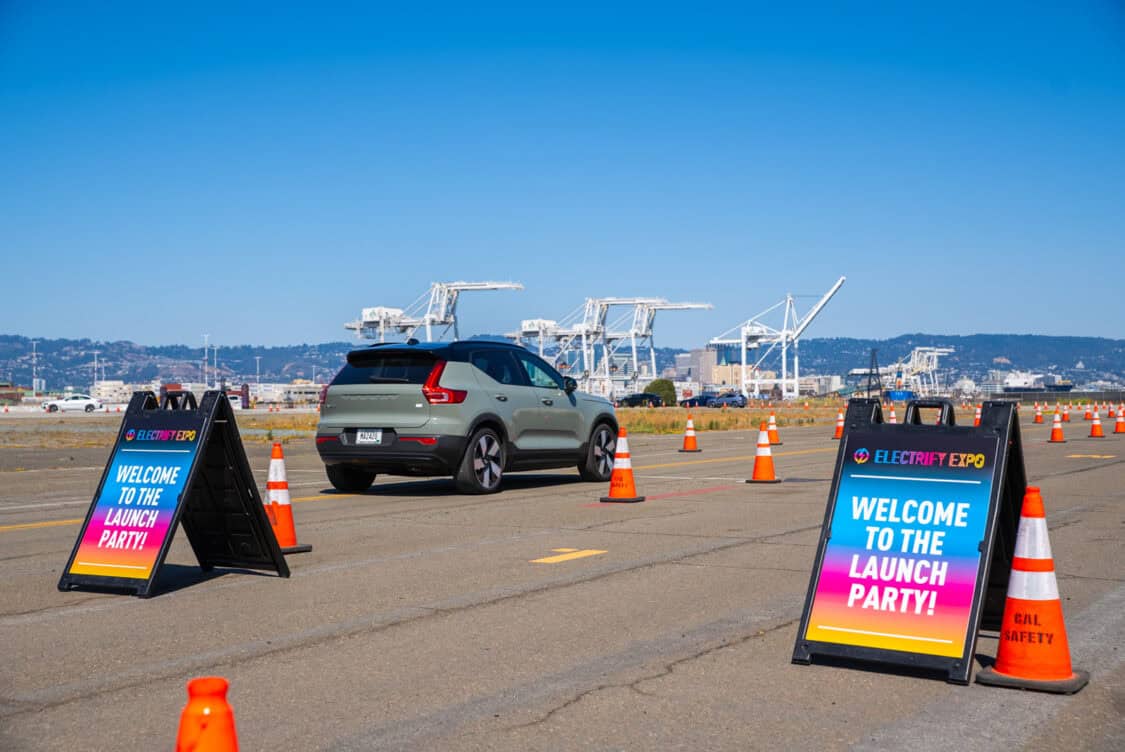 Electrify Expo San Francisco test ride demo Volvo XC40 Recharge